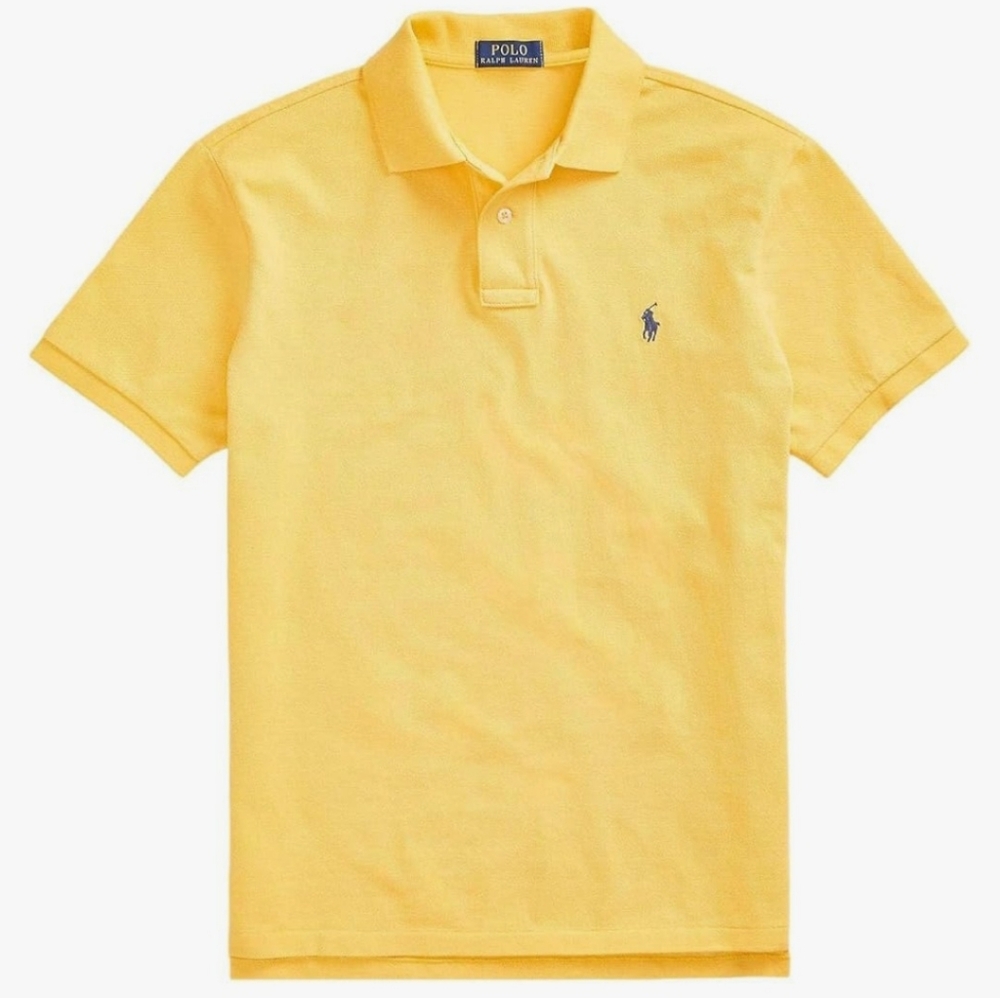 Polo by Ralph Lauren Men's Yellow Polo Shirt